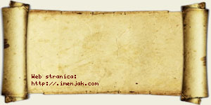 Hana Uzelac vizit kartica